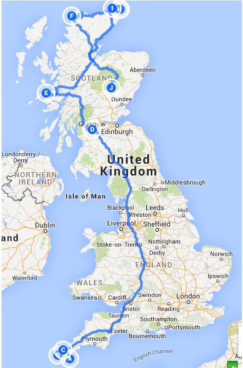 Dunnet Game Map